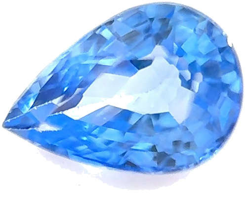 0.58 carat BLUE Pear Safyras (1)