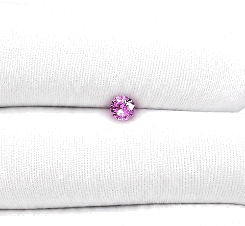 0.48 carat PINK Round Safyras (1)