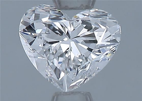 0.51 carat D-VVS1 Natūralus Heart Deimantas (1)