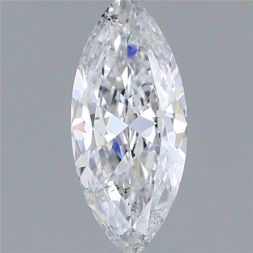 0.4 carat D-SI2 Natūralus Marquise Deimantas (1)