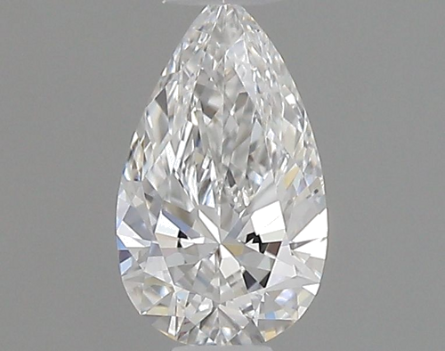 0.3 carat D-VVS1 Natūralus Pear Deimantas (1)