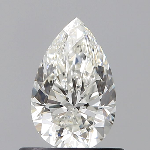 0.63 carat H-VS2 Natūralus Pear Deimantas (1)