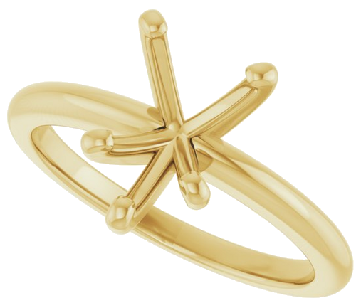 Sužadėtuvių Žiedas „Solitaire“ 18k yellow gold Pear 10mm x 7mm (5)