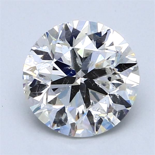 2.01 carat H-SI2 Very Good cut Natūralus Round Deimantas (1)
