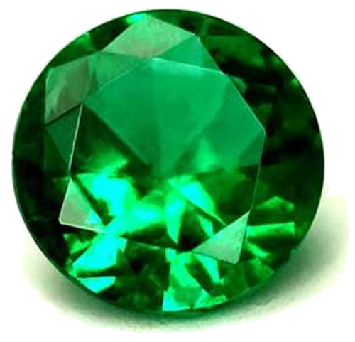 0.46 carat GREEN Round Smaragdas (1)