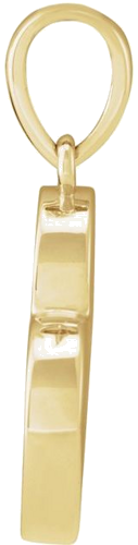 Pakabukas „Family Heart“ 14k yellow gold Round 2mm (2)