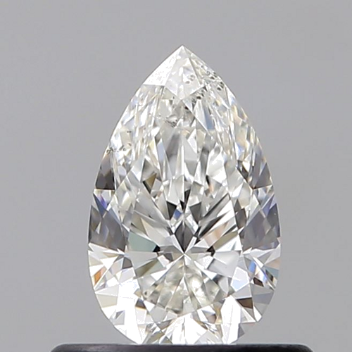 0.51 carat F-SI2 Natūralus Pear Deimantas (1)