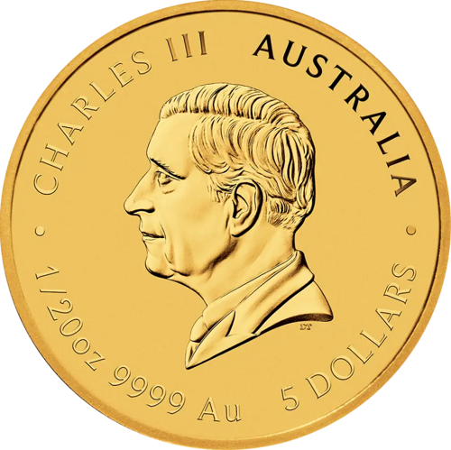 1/20 oz Kazas gads 2027 (Lunar III) Austrālijas zelta monēta (2)