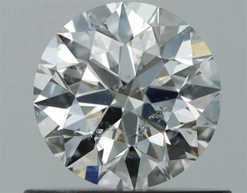 0.59 carat G-SI2 Excellent cut Natūralus Round Deimantas (1)