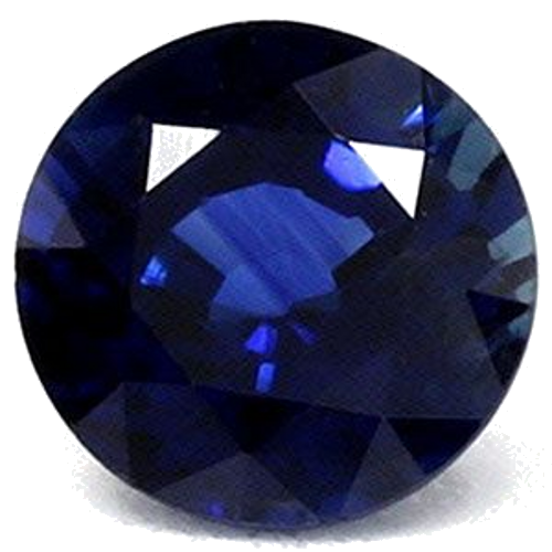 0.61 carat BLUE Round Safyras (1)