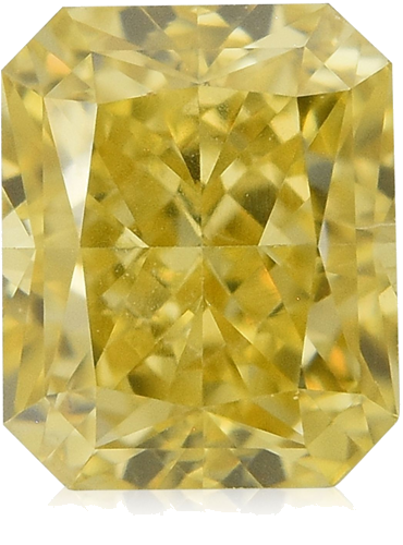 0.54 carat Fancy Deep Yellow-VS2 Natūralus Radiant Deimantas (1)