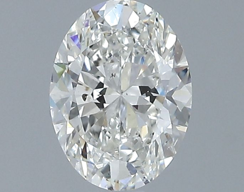 1.0 carat H-SI2 Natūralus Oval Deimantas (1)