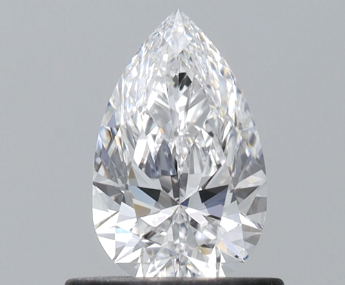 0.6 carat D-VVS1 Natūralus Pear Deimantas (1)