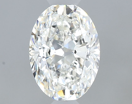 0.5 carat G-SI1 Natūralus Oval Deimantas (1)