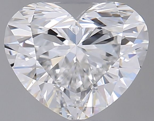 0.48 carat E-VS1 Natūralus Heart Deimantas (1)