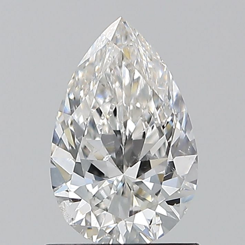 1.01 carat F-SI2 Natūralus Pear Deimantas (1)