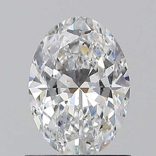 0.91 carat E-SI1 Natūralus Oval Deimantas (1)