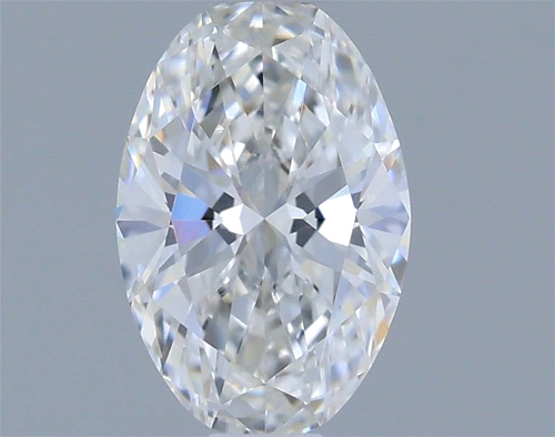 0.42 carat F-VVS2 Natūralus Oval Deimantas (1)