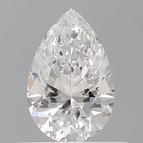 0.53 carat D-VS2 Natūralus Pear Deimantas (1)