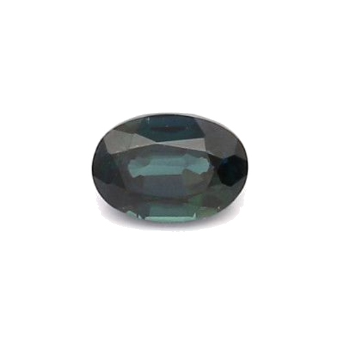 0.46 carat BLUE BRILLIANTSTEP cut Oval Safyras (1)