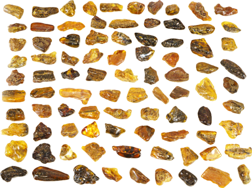 Смес от самородни кехлибари (8)