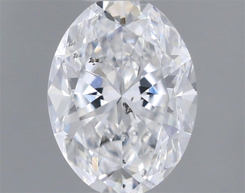 0.51 carat D-SI2 Natūralus Oval Deimantas (1)