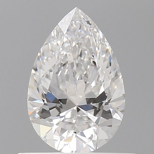 0.63 carat D-VVS2 Natūralus Pear Deimantas (1)