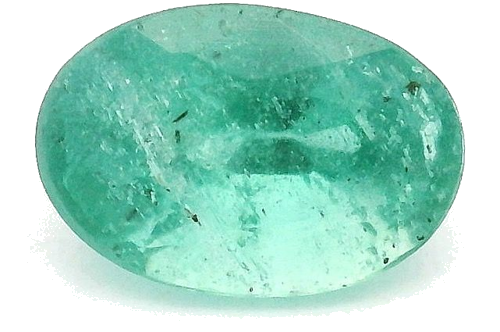 0.63 carat GREEN Oval Smaragdas (1)