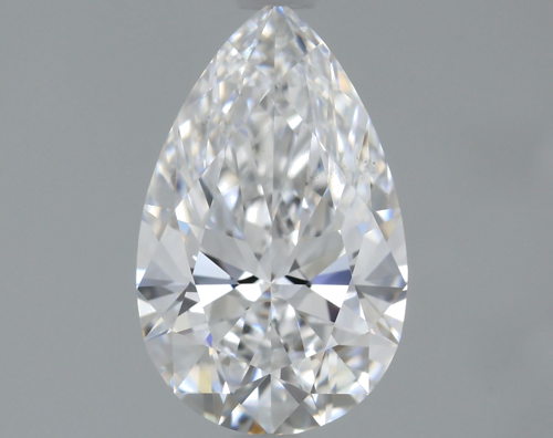 1.0 carat D-VS2 Natūralus Pear Deimantas (1)