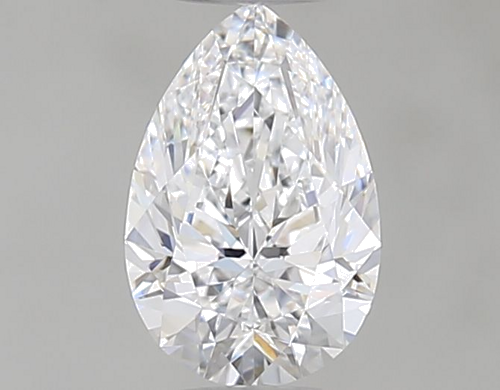 0.5 carat D-VVS1 Natūralus Pear Deimantas (1)