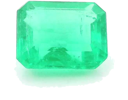0.54 carat GREEN STEP cut Octagonal Smaragdas (1)
