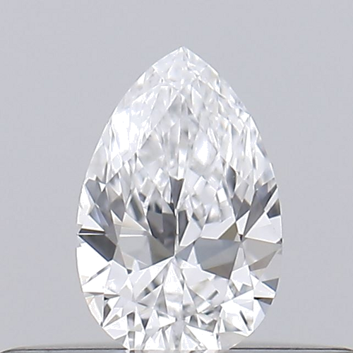 0.18 carat D-VVS2 Natūralus Pear Deimantas (1)