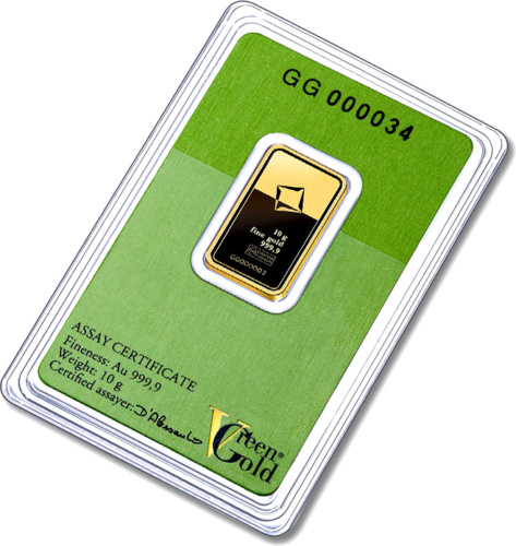 10 g Green Gold Investicinio aukso luitas Valcambi (4)
