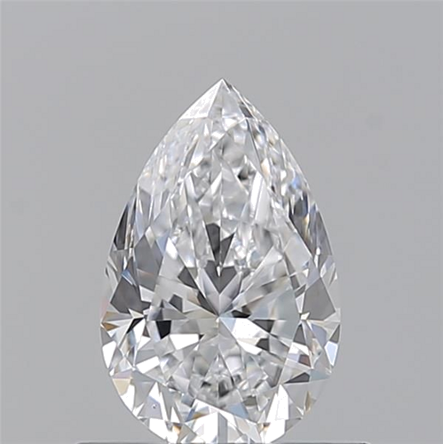 0.7 carat D-VS1 Natūralus Pear Deimantas (1)