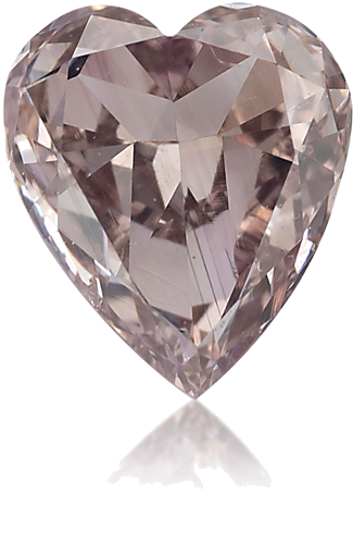 0.33 carat Fancy Brown-SI1 Natūralus Heart Deimantas (1)