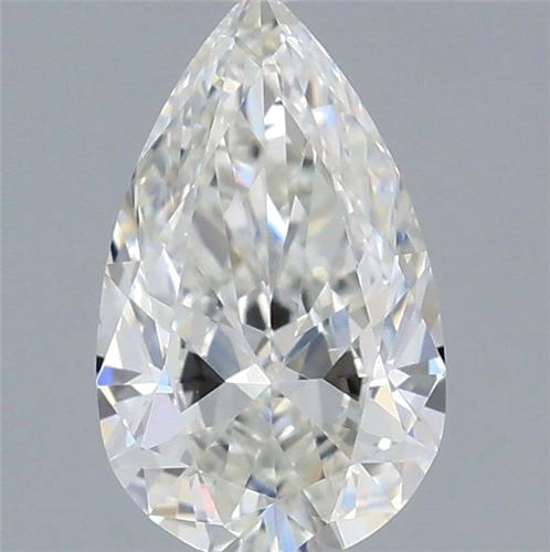 0.45 carat H-VVS1 Natūralus Pear Deimantas (1)