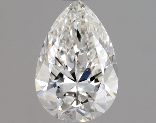 1.0 carat G-SI2 Natūralus Pear Deimantas (1)