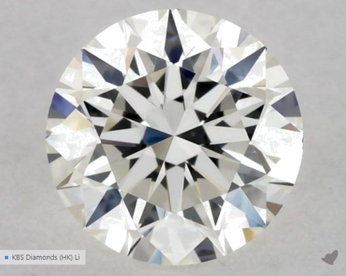 0.34 carat J-VVS2 Excellent cut Natūralus Round Deimantas (1)