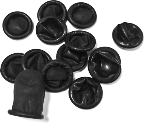 Latex finger cots for coin holding (4)