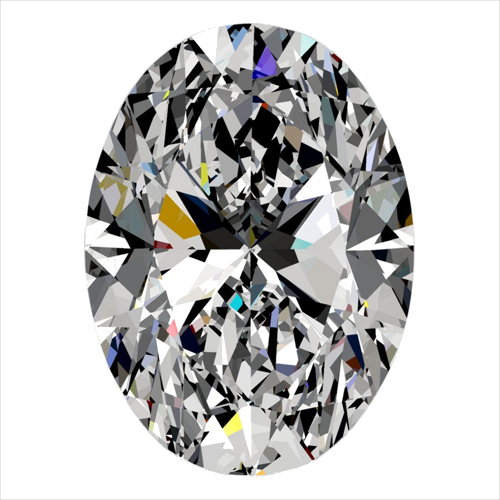 0.3 carat F-VS2 Natūralus Oval Deimantas (1)