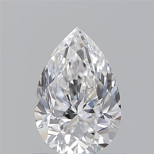 0.9 carat D-VS2 Natūralus Pear Deimantas (1)