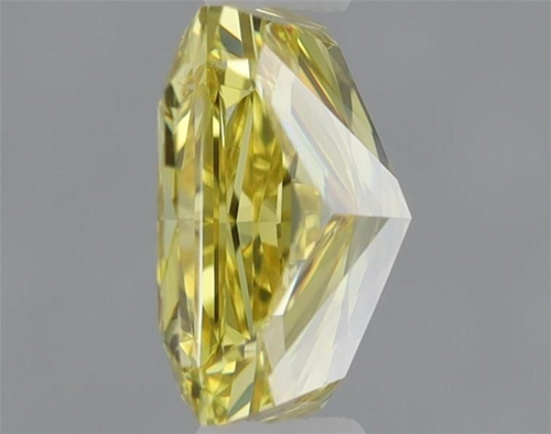 0.41 carat Fancy Vivid  Yellow-VS2 Natūralus Radiant Deimantas (1)