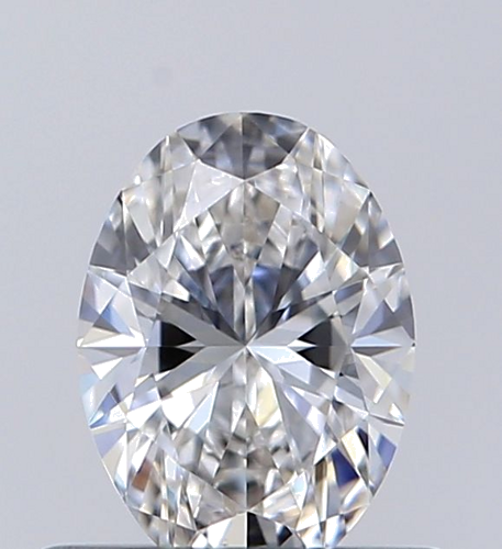 0.5 carat F-VS2 Natūralus Oval Deimantas (1)