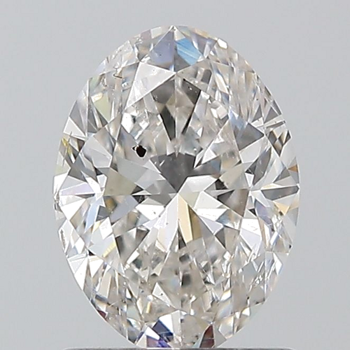 1.02 carat H-SI2 Natūralus Oval Deimantas (1)