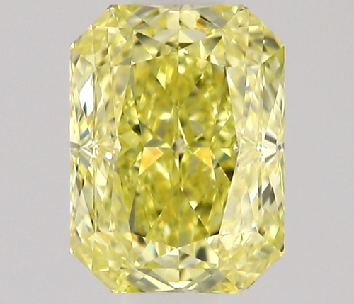 0.56 carat Fancy Intense Yellow-VVS2 Natūralus Radiant Deimantas (1)