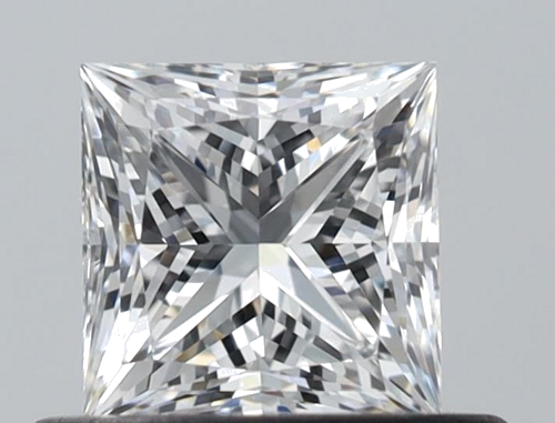 0.53 carat E-VS2 Natūralus Princess Deimantas (1)