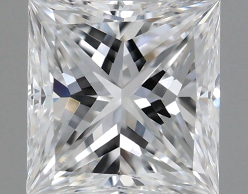 0.81 carat E-VVS2 Natūralus Princess Deimantas (1)