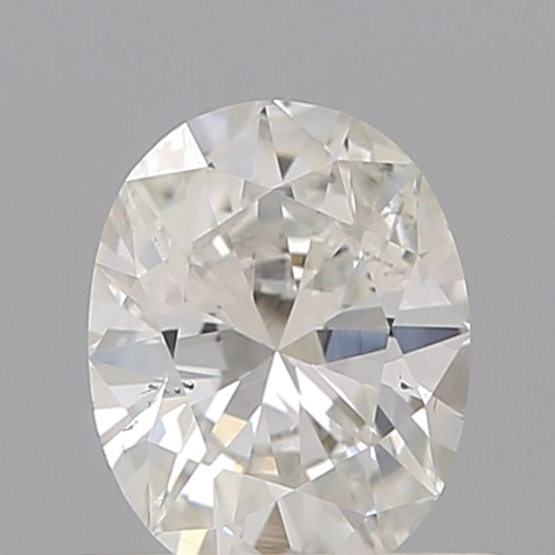 0.5 carat E-SI1 Natūralus Oval Deimantas (1)
