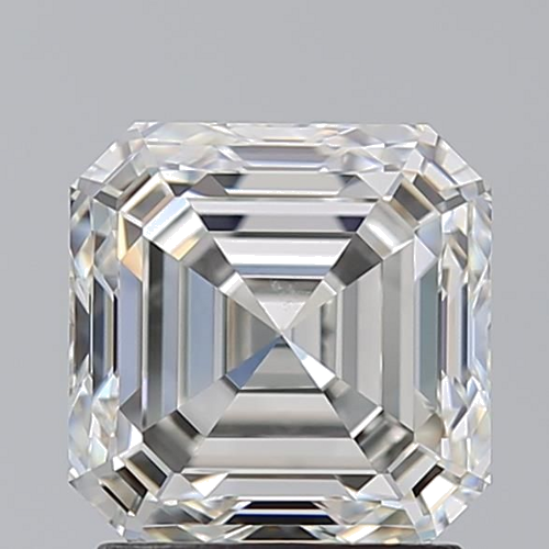 2.03 carat I-SI1 Natūralus Asscher Deimantas (1)