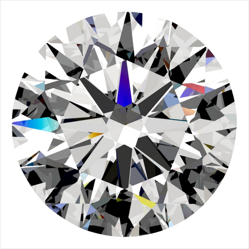 0.3 carat F-SI1 Excellent cut Natūralus Round Deimantas (1)